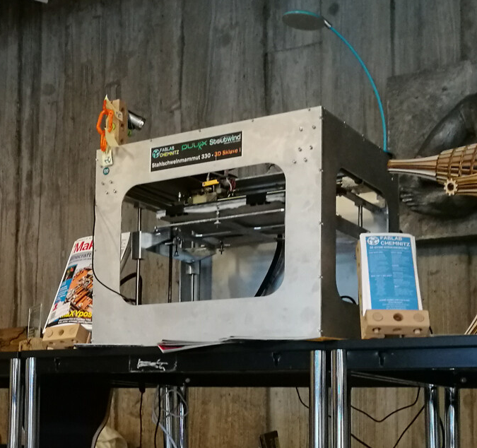 2017 - 3D-Drucker "Stahlschweinmammut" (✝ RIP)