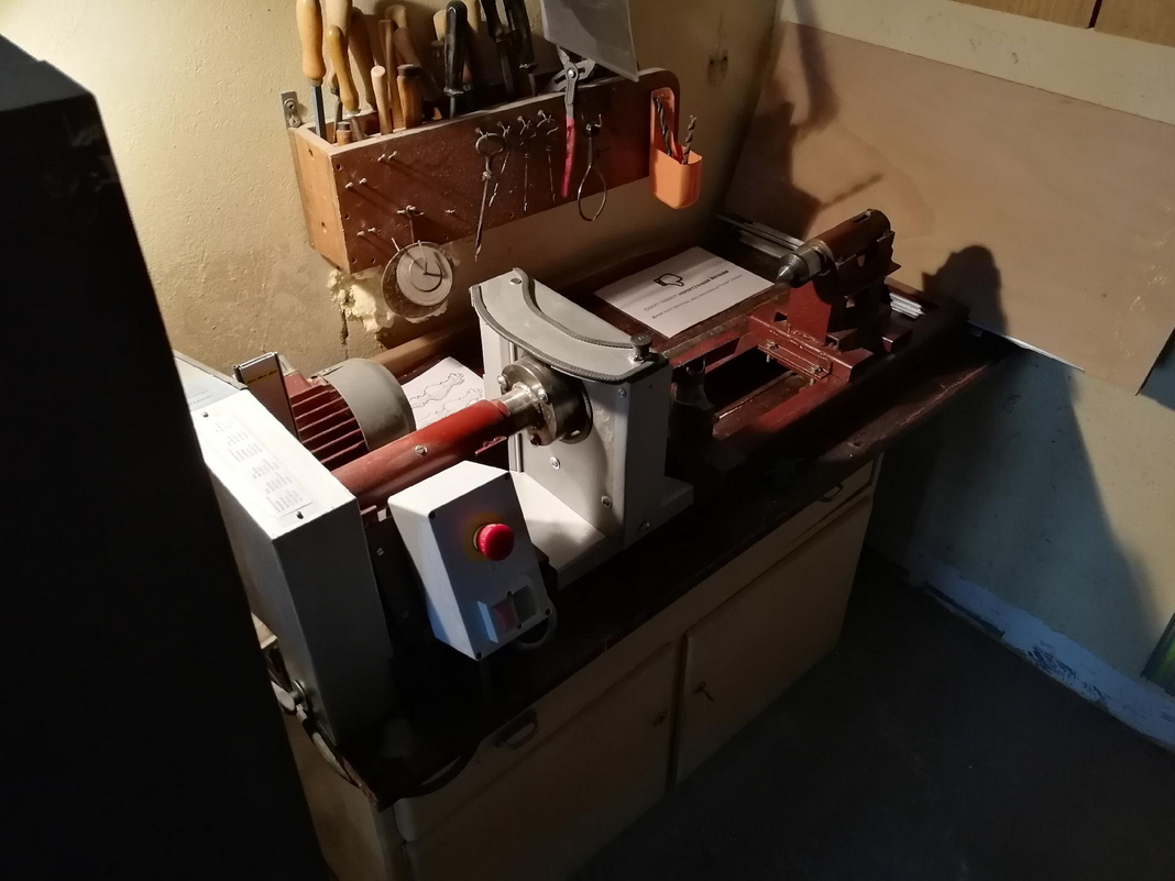 2017 - Modernisierung Drechselbank