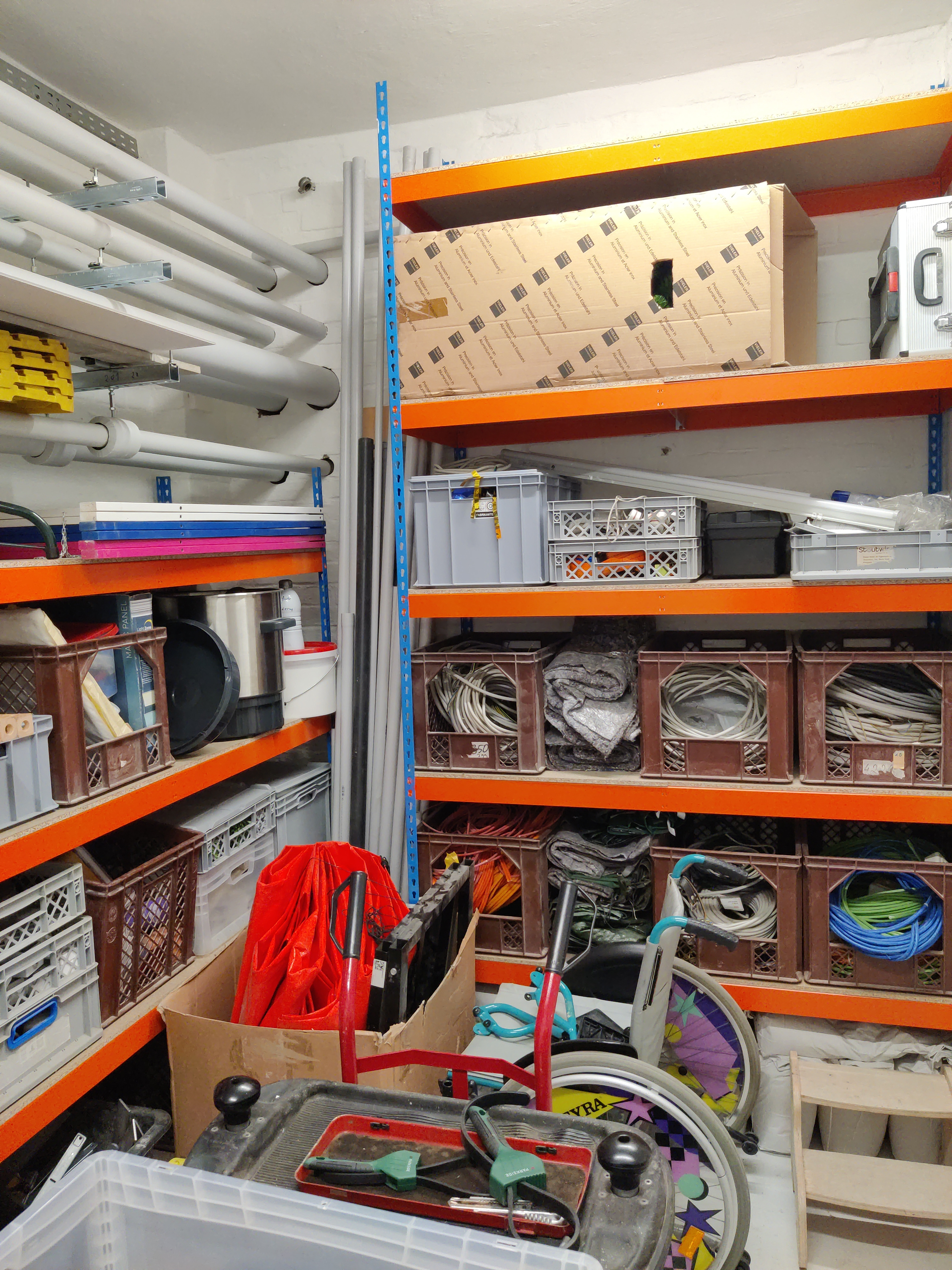 Weitspannregale bis zur Decke